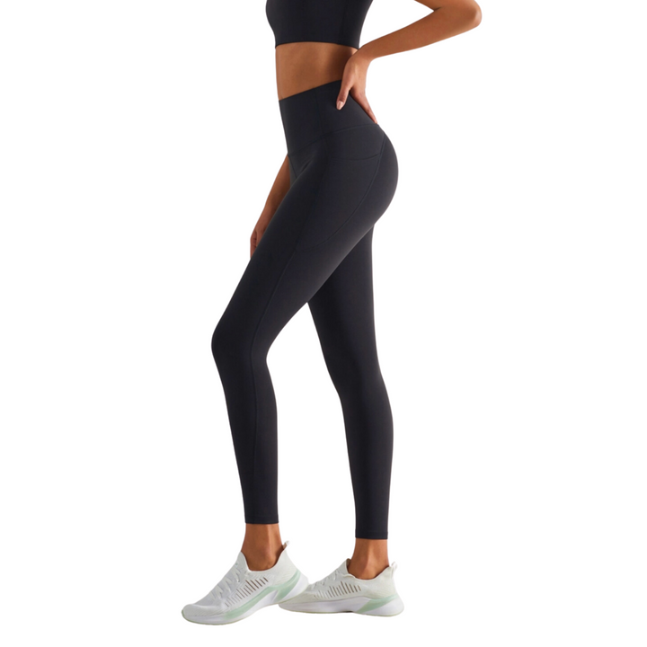 Diamond high-waist leggings