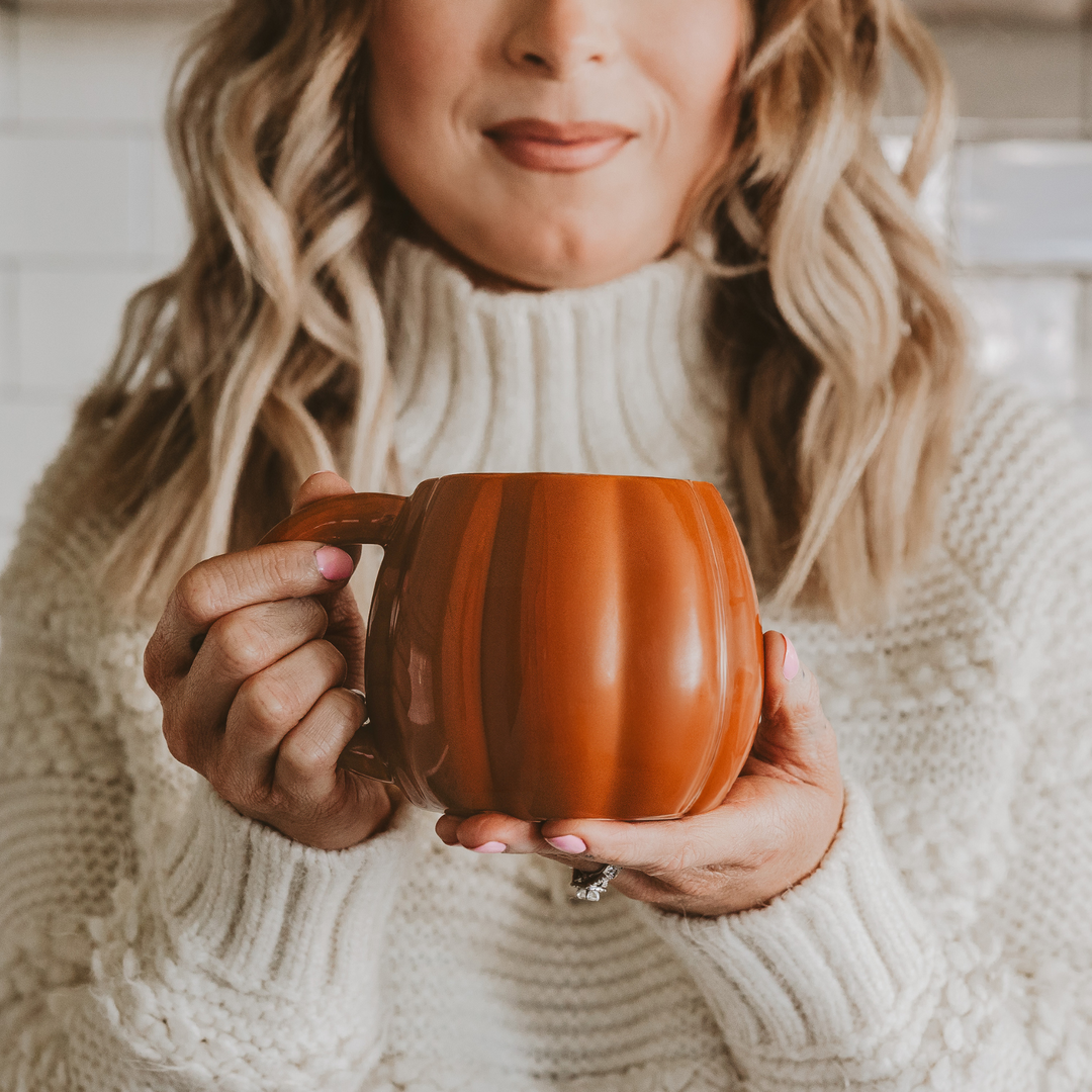 orange pumpkin mug, Fall Mug Autumn Mug Seasonal Drinkware Halloween Mug Thanksgiving Mug Cozy Mug Fall Decor Autumn Vibes Pumpkin Coffee Mug Holiday Mug Fall Collection Trending Mugs Festive Mug Neutral Design Mug