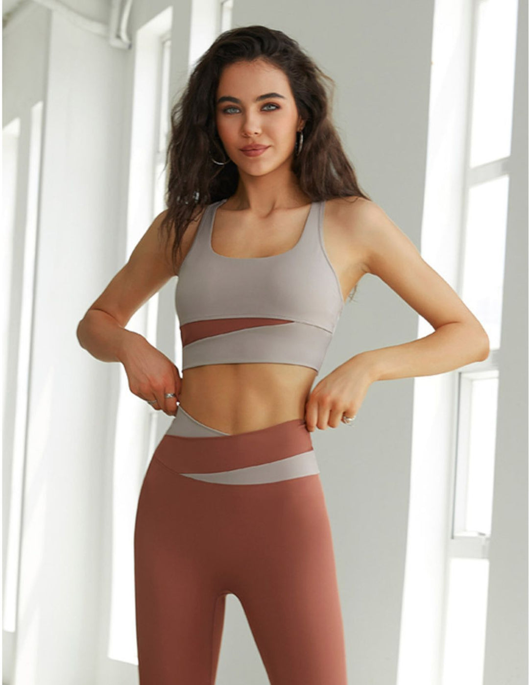 Pulse & Play Rust Sport Bra